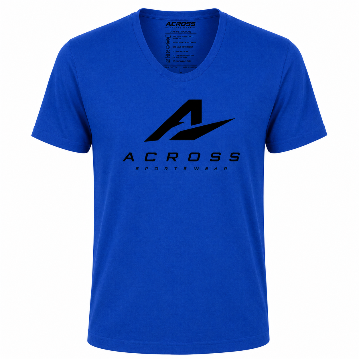 Across Sportswear Classic Logo Tee in Red